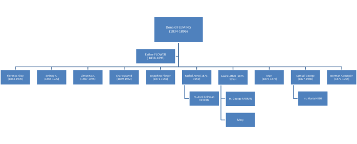 Donald  Fleming Family Tree