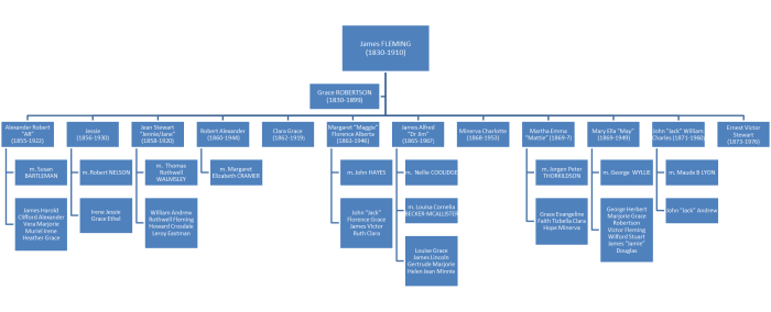 James Fleming family tree