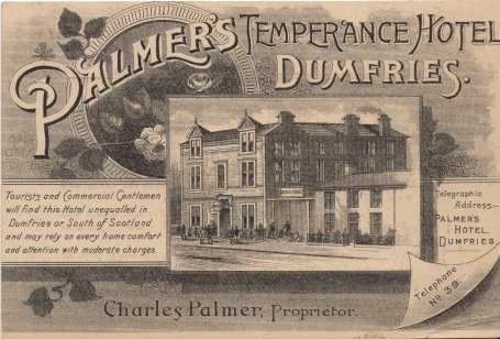 Palmer's Temperance Hotel, Dumfries