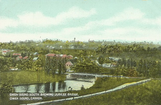 Jubilee Bridge at Owen Sound, 1910. Courtesy Toronto Public Library