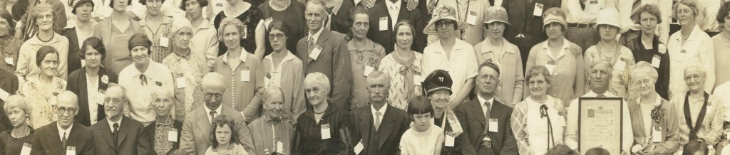 Excerpt from photograph of the 1927 Fleming Family Reunion in Kilsyth, ON